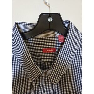 Izod men's plaid buttondown shirt-size XXL